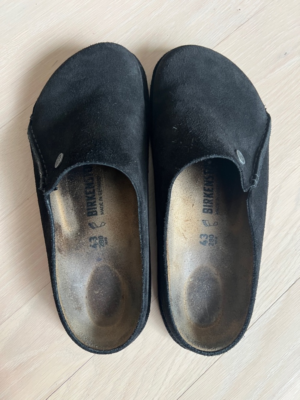 Birkenstock Zermatt Suede Slip-On Clog Mules - Men’s 10 - Picture 7 of 10